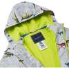 Dinosaur Raincoat, Grey - Jackets - 4