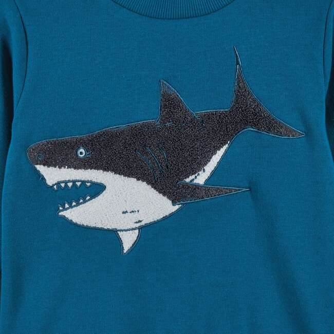 Shark Sweatshirt Set, Blue - Mixed Apparel Set - 3