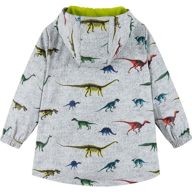 Dinosaur Raincoat, Grey - Jackets - 5