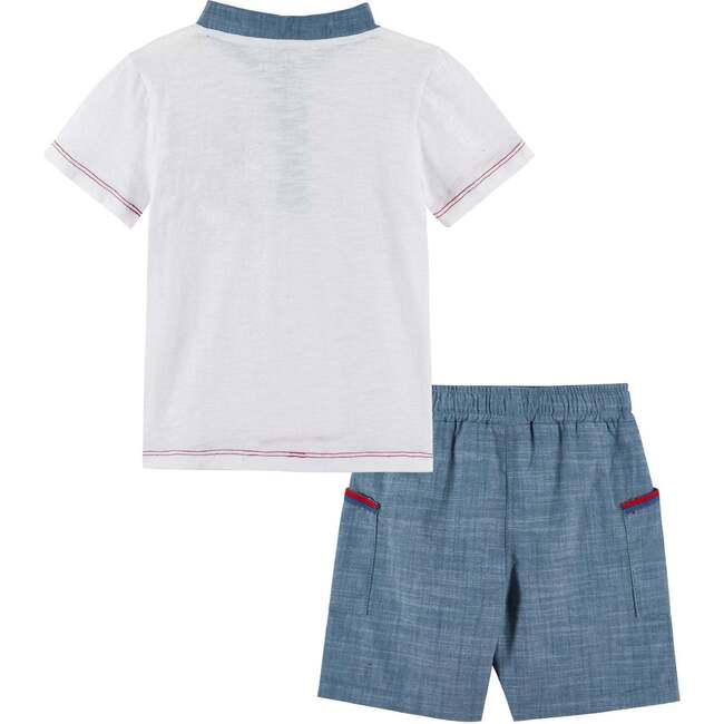 Surf Henley Set, White - Mixed Apparel Set - 5