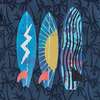 Retro Surf Hoodie, Navy - T-Shirts - 4