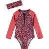 Infant Cheetah Rashguard Swimsuit, Multi - Rash Guards - 1 - thumbnail