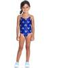 Purple and Ombre Reversible Rainbow Swimsuit, Navy - One Pieces - 2