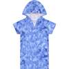 Tie-Dye Shark Terry Pullover, Blue - Cover-Ups - 1 - thumbnail