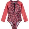 Infant Cheetah Rashguard Swimsuit, Multi - Rash Guards - 3 - thumbnail