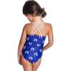 Purple and Ombre Reversible Rainbow Swimsuit, Navy - One Pieces - 6