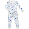 Regatta Pajama Set, Blue - Pajamas - 1 - thumbnail