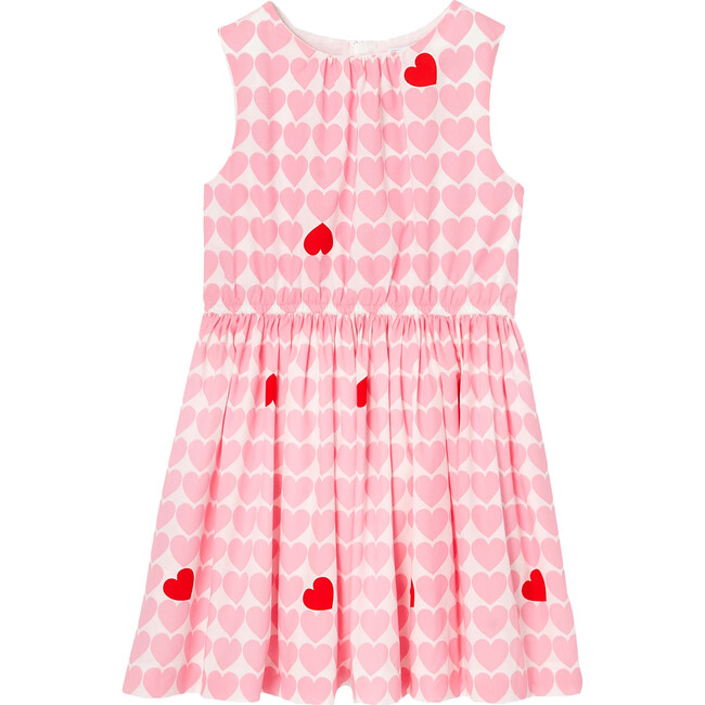 Garance Dress, White and Pink - Dresses - 1