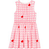 Garance Dress, White and Pink - Dresses - 1 - thumbnail