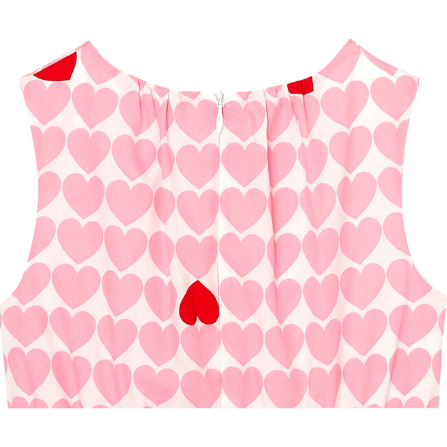 Garance Dress, White and Pink - Dresses - 4