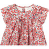 Antibes Liberty Print Dress, Red and Multicolor - Dresses - 2 - thumbnail