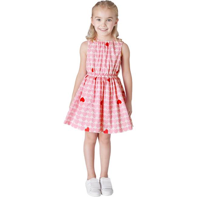 Garance Dress, White and Pink - Dresses - 7