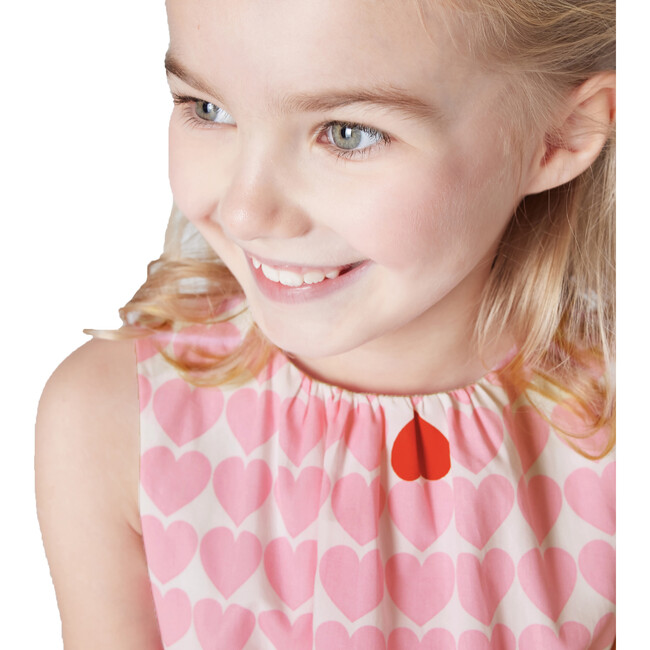 Garance Dress, White and Pink - Dresses - 8