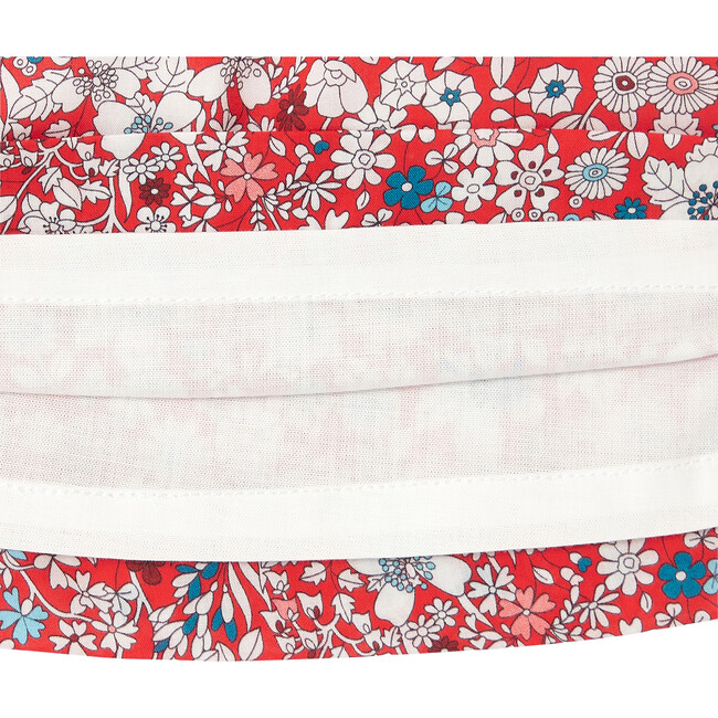 Antibes Liberty Print Dress, Red and Multicolor - Dresses - 5