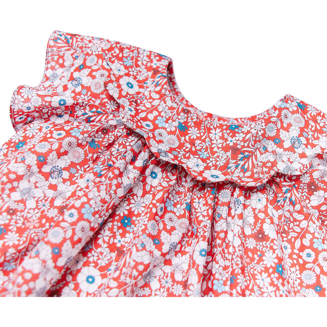 Antibes Liberty Print Dress, Red and Multicolor - Dresses - 6