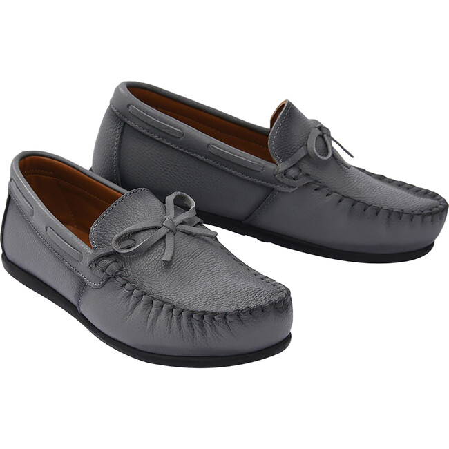 Moccasin Loafers, Gray