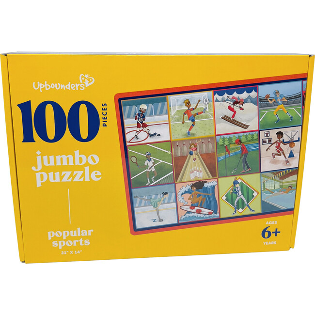 Popular Sports 100 Piece Kids Puzzle Multicultural