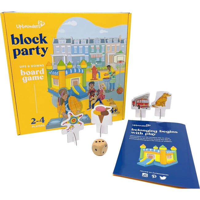 Block Party Board Game, An Ups and Downs Preschool Game - Games - 2