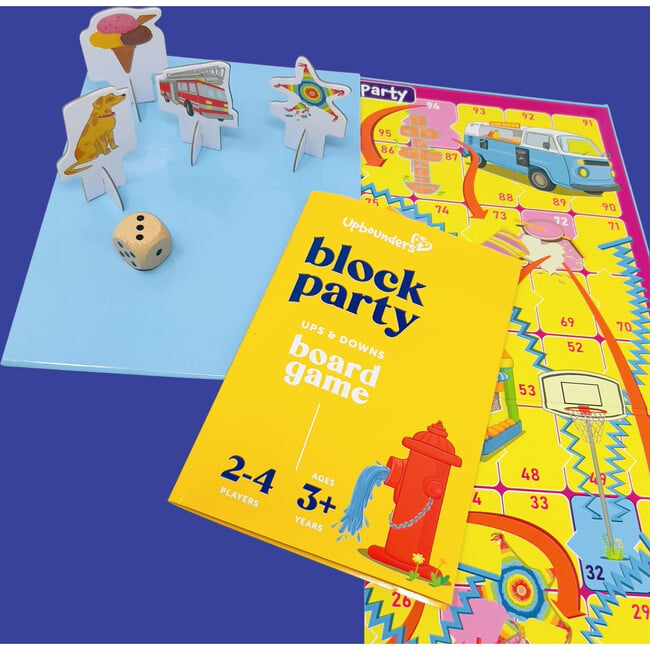 Block Party Board Game, An Ups and Downs Preschool Game - Games - 4