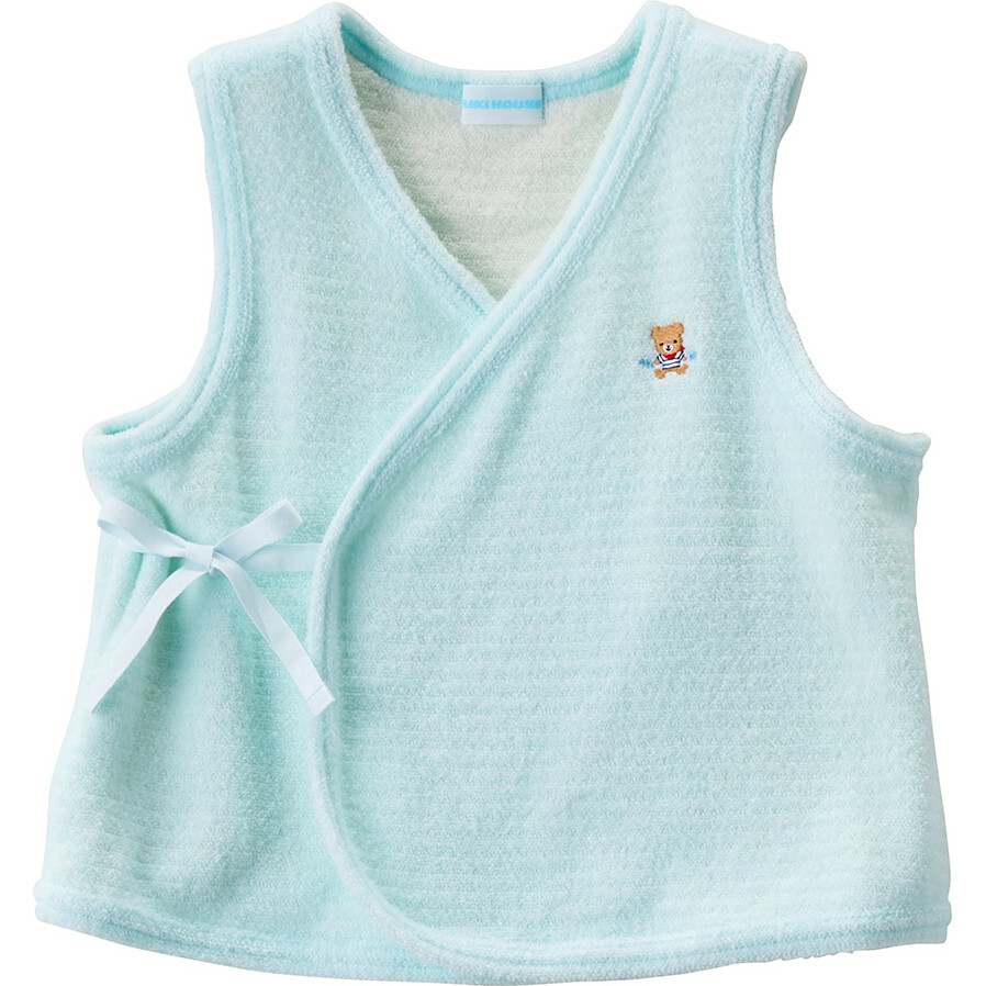 100% Cotton Super Soft Vest, Blue - Tees - 1