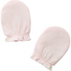 La Morfet Supima Cotton Baby Mitten, Pink - Gloves - 1 - thumbnail
