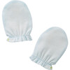 La Morfet Supima Cotton Baby Mitten, Blue - Gloves - 1 - thumbnail