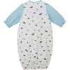 2 Way Coveralls, Blue - Onesies - 2