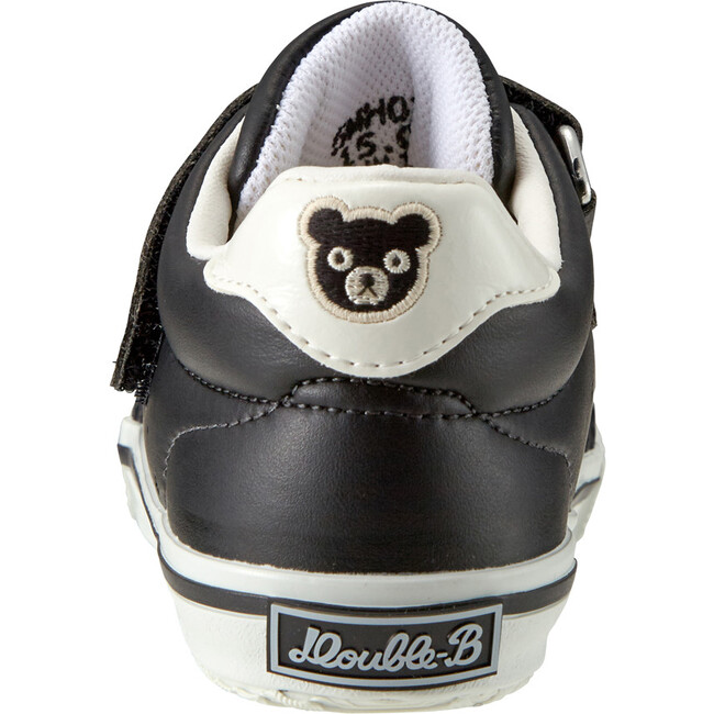 Kids DOUBLE B Soft Leather Shoes, Black - Sneakers - 2