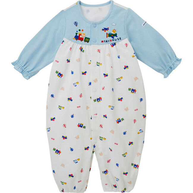 2 Way Coveralls, Blue - Onesies - 5