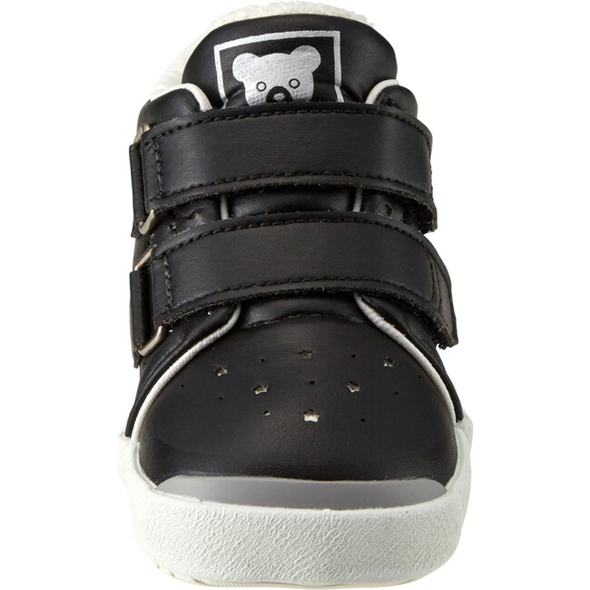 DOUBLE B Soft Leather Shoes, Black - Sneakers - 6