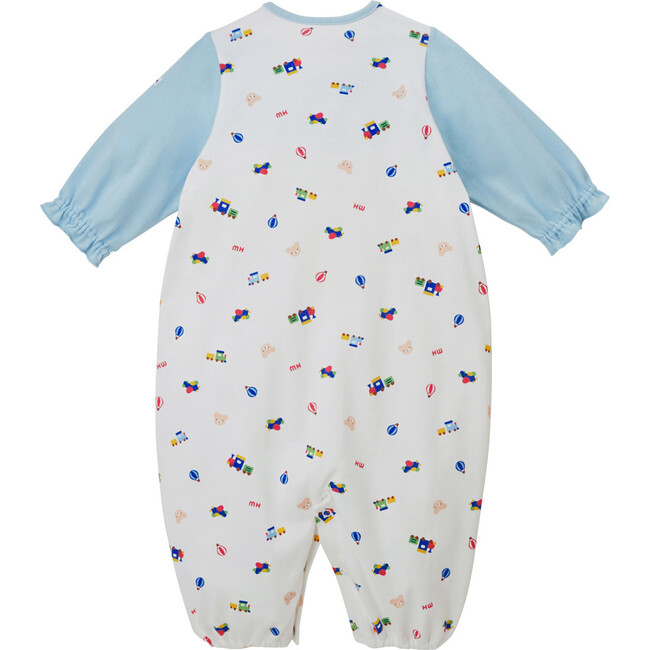 2 Way Coveralls, Blue - Onesies - 6