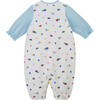 2 Way Coveralls, Blue - Onesies - 6 - thumbnail