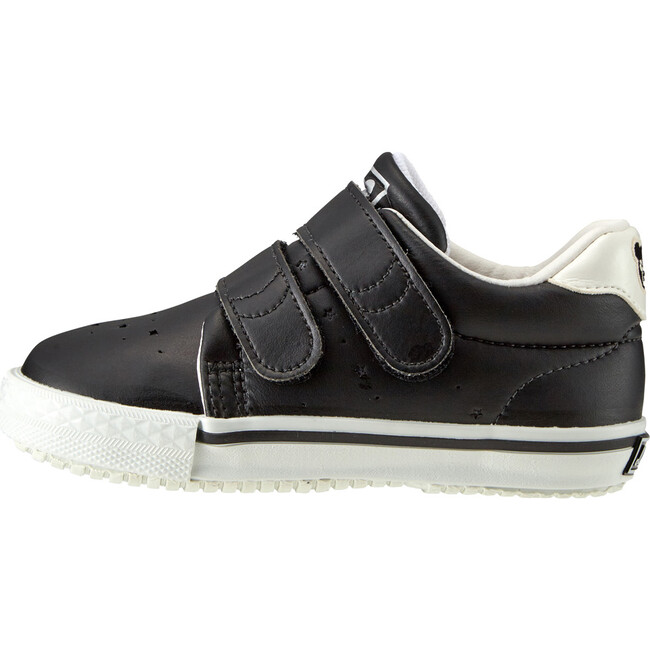 Kids DOUBLE B Soft Leather Shoes, Black - Sneakers - 4