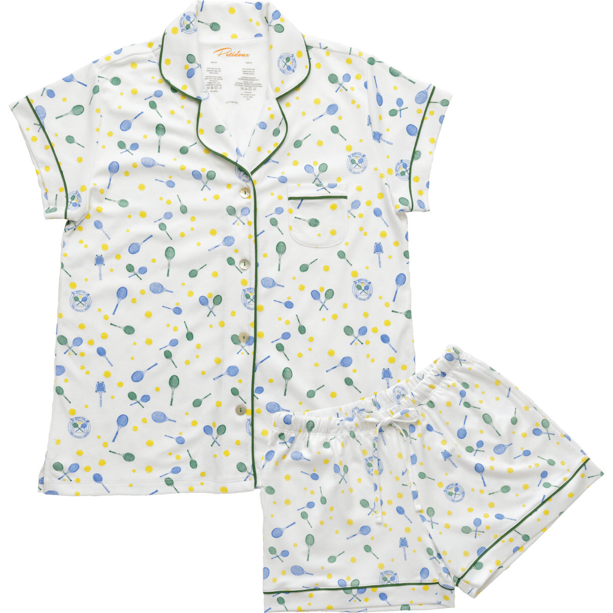 Women's Fifteen Love, Yellow - Pajamas - 1
