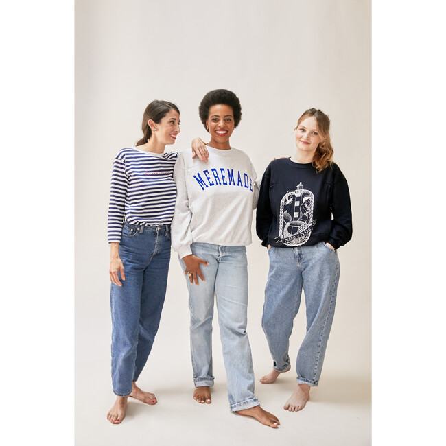 Women's Nursing Face À La Mère Top, Navy - Shirts - 4