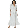 Women's Aliza Ankle Dress, White - Dresses - 1 - thumbnail