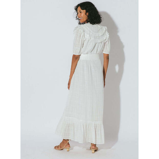 Women's Aliza Ankle Dress, White - Dresses - 2