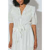 Women's Aliza Ankle Dress, White - Dresses - 4