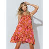 Women's Rowan Mini Dress, Floral - Dresses - 4