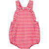 Armella Gingham Bloomers, Pink and Red - Bloomers - 1 - thumbnail