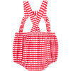 Armella Gingham Bloomers, Pink and Red - Bloomers - 2