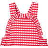 Armella Gingham Bloomers, Pink and Red - Bloomers - 3