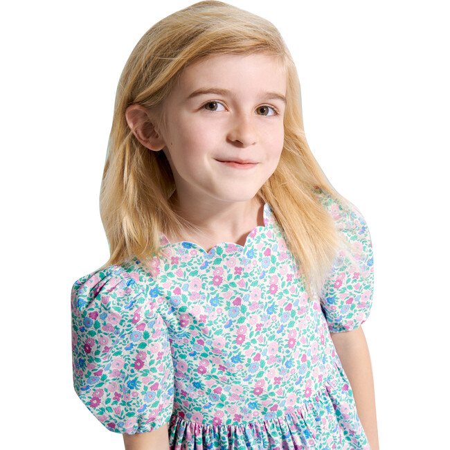 Adele Dress, White and Multicolor - Dresses - 2
