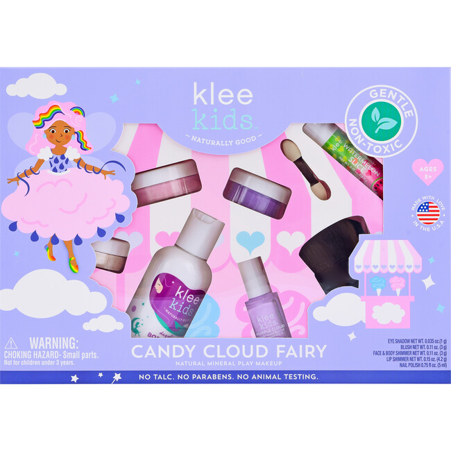 Klee Kids Candy Cloud Fairy Loose Powder Makeup Kit