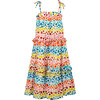 Girl's Printed Midi Dress - Dresses - 2 - thumbnail