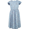 Girl's Linen Blend Flower Dress - Dresses - 1 - thumbnail