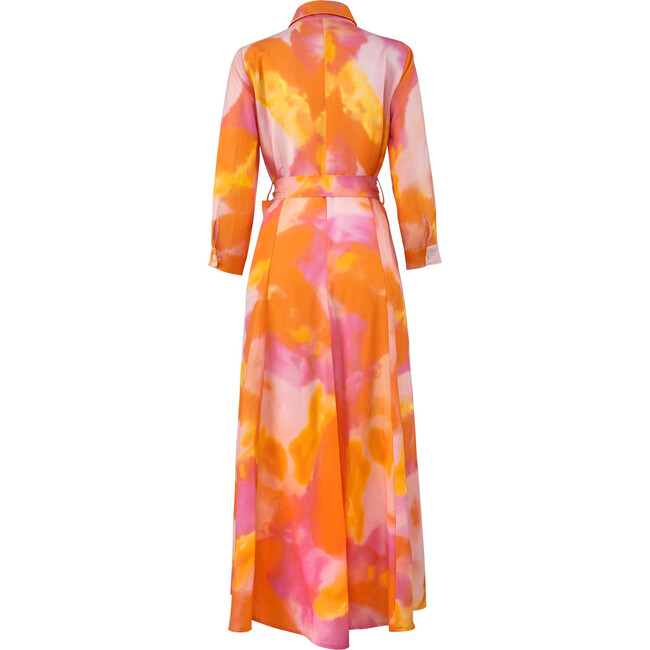 Women's Linen Blend Dress, Multi