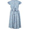 Girl's Linen Blend Flower Dress - Dresses - 2 - thumbnail