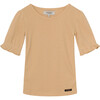 Ibi T-Shirt, Apricot Illusion - T-Shirts - 1 - thumbnail