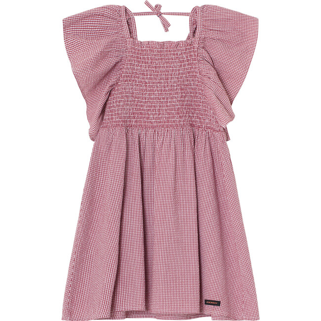 Esther Dress, Mesa Rose Check